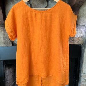 Vibrant Orange Women's Blouse
